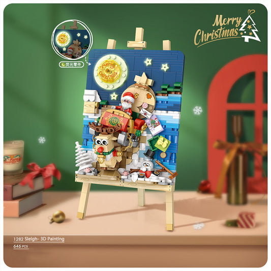 Christmas Tree- 3D Painting