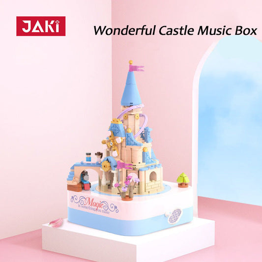 Building Blocks Wonderful Castle Music Box