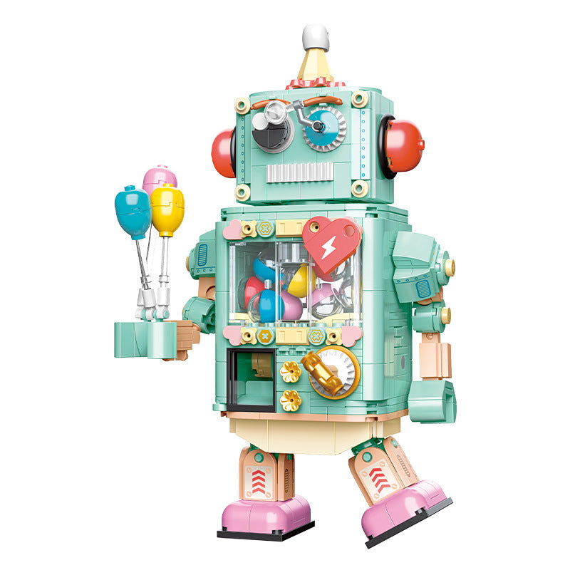 Building Blocks Gashapon Robot